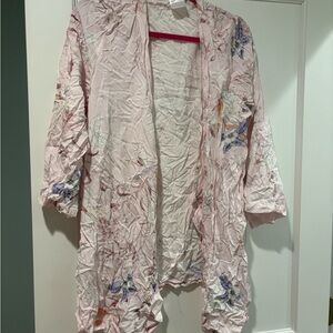 Plum Pretty Sugar Light Pink Floral Robe